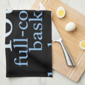 Slam Dunk of Words: Basketbal spel van kampioenen Theedoek (Quarter Fold)