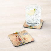 Slam Dunk op Basketball Hoop van Jay Throckmorton Bier Onderzetter (Rechterzijde)