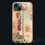 Slam Dunk op Basketball Hoop van Jay Throckmorton iPhone 13 Hoesje<br><div class="desc">Wat doe je als je niet op je skateboard, je fiets, je paard of zelfs maar met je hond kunt spelen? Je oefent je slam-dunk routine uit. Dit jonge man staat op een stapel dozen en wil er zeker van zijn dat hij de basketbalhoepel kan slaan met zijn vaardigheden. Haal...</div>