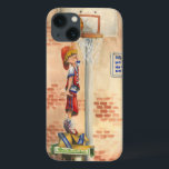Slam Dunk op Basketball Hoop van Jay Throckmorton iPhone 13 Hoesje<br><div class="desc">Wat doe je als je niet op je skateboard, je fiets, je paard of zelfs maar met je hond kunt spelen? Je oefent je slam-dunk routine uit. Dit jonge man staat op een stapel dozen en wil er zeker van zijn dat hij de basketbalhoepel kan slaan met zijn vaardigheden. Haal...</div>