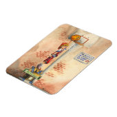 Slam Dunk op Basketball Hoop van Jay Throckmorton Magneet (Linkerzijde)