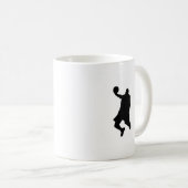 Slam Dunk Player Silhouette Koffiemok (Voorkant rechts)