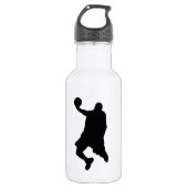 Slam Dunk Player Silhouette Waterfles (Voorkant)