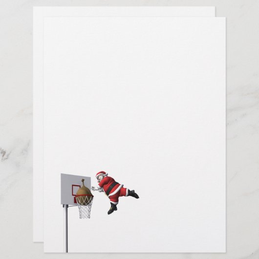 Slam Dunk Santa Claus (Voorkant / Achterkant)