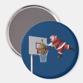 Slam Dunk Santa Claus Magneet (Voorkant / Achterkant)