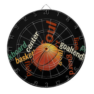 Slam Dunk van Vocabulary: Basketbal Game of Champs Dartbord