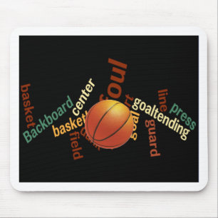 Slam Dunk van Vocabulary: Basketbal Game of Champs Muismat