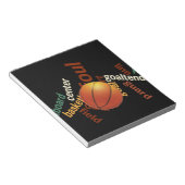 Slam Dunk van Vocabulary: Basketbal Game of Champs Notitieblok (Schuin)
