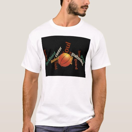 Slam Dunk van Vocabulary: Basketbal Game of Champs T-shirt (Voorkant)