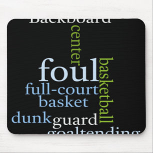 Slam Dunk van Woorden: Basketbalspel van Kampioene Muismat