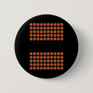 Slam Dunked 100 dagen basketbal voor jongens 100e  Ronde Button 5,7 Cm