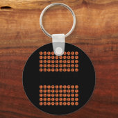 Slam Dunked 100 dagen basketbal voor jongens 100e  Sleutelhanger (Voorkant)