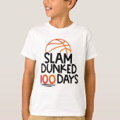 Slam Dunked 100 dagen | Basketball T-shirt (Voorkant)