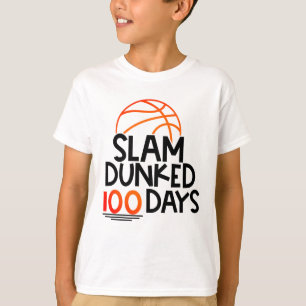 Slam Dunked 100 dagen Basketball T-shirt