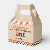 Slam Dunking the Big One | Basketball 1e verjaarda Bedankdoosjes (Voorkant Zijde)