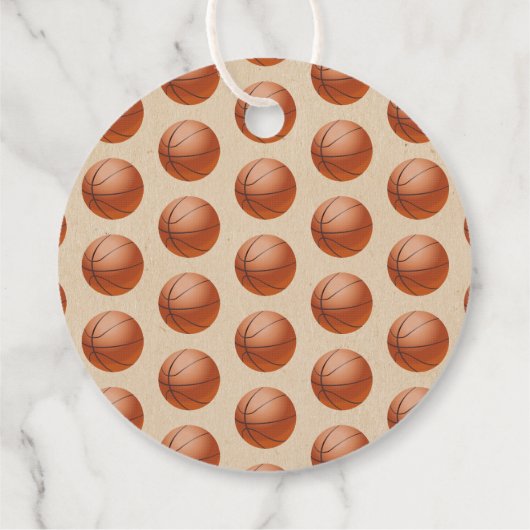 Slam Dunking the Big One | Basketball 1e verjaarda Bedankjes Labels (Achterkant)