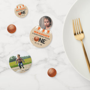 Slam Dunking the Big One   Basketball 1e verjaarda Confetti