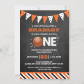 Slam Dunking the Big One | Basketball 1e verjaarda Kaart (Voorkant)