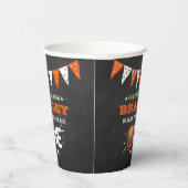 Slam Dunking the Big One | Basketball 1e verjaarda Papieren Bekers (Rechts)