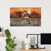 Slam Dunking The Facts of Life Poster (Thuiskantoor)