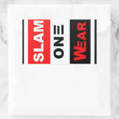 SLAM ÉÉN DRAAG STICKER (Tas)