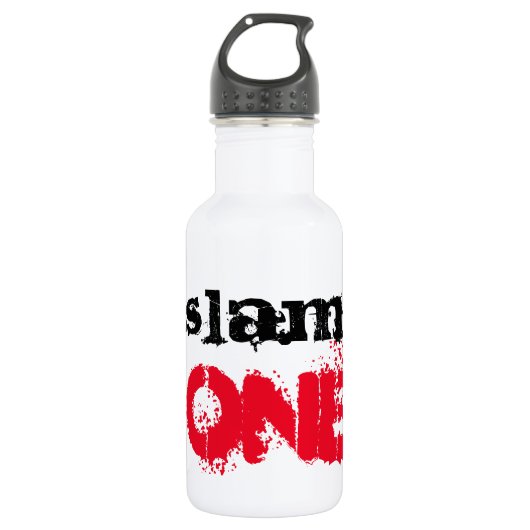 SLAM ÉÉN waterfles (Voorkant)