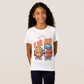 Slam Jam Basketball Schattigee woordspeling T-shirt (Voorkant volledig)