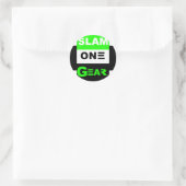 SLAM ONE GEAR Groene Sticker (Tas)