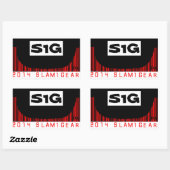 SLAM ONE GEAR S1G HALVE PIJP STICKERS (Vel)