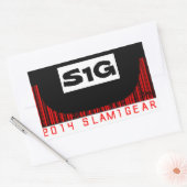 SLAM ONE GEAR S1G HALVE PIJP STICKERS (Envelop)