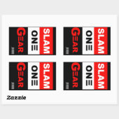 SLAM ONE GEAR STICKERS (Vel)