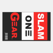 SLAM ONE GEAR STICKERS (Voorkant)