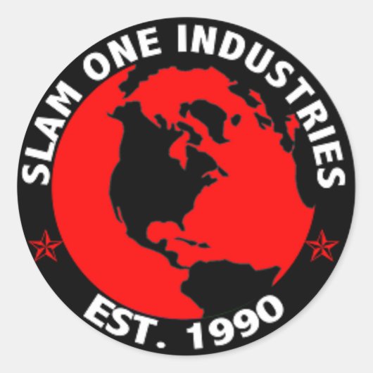 SLAM ONE INDUSTRIES STICKER (Voorkant)