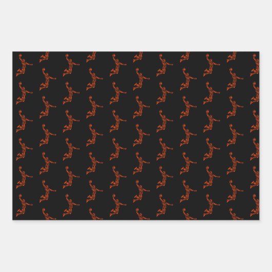 Slam Symbology-spelstrook van Basketball Player Inpakpapier Vel (Voorkant 2)