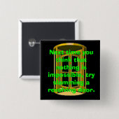 Slam van de beweegdeur vierkante button 5,1 cm (Voorkant /achterkant)