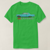 Slammedavisblauw T-shirt (Design voorkant)