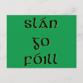 Slán Go Fóill Briefkaart (Voorkant)