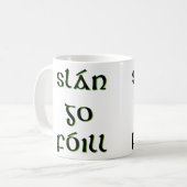 Slán Go Fóill Mug Koffiemok (Voorkant links)