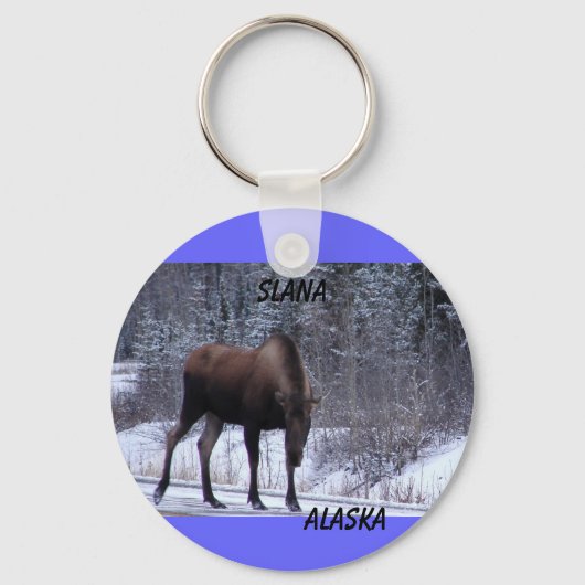 Slana Moose Sleutelhanger (Voorkant)