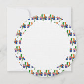 Slander Ierse VS Shamrock gepersonaliseerde verjaa Kaart (Achterkant)