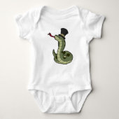 Slang als Gentleman & Hoed Romper (Voorkant)