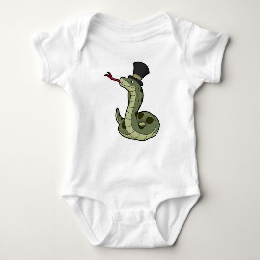 Slang als Gentleman & Hoed Romper (Voorkant)