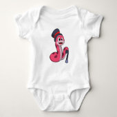 Slang als heer met hoed en wandelstok romper (Voorkant)