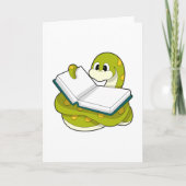 Slang bij Reading met boek Kaart (Voorkant)