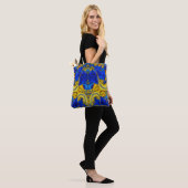 Slang Blauwe Avatar Boodschappentas Tote Bag (Op model)