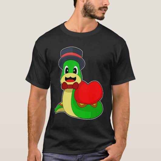 Slang Bruidshart Trouwen T-shirt (Voorkant)