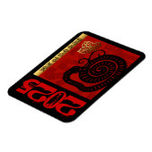 Slang Chinees aangepaste Nieuwjaar Zodiac Verjaard Magneet (Linkerzijde)