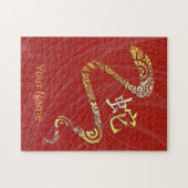 Slang Chinese Zodiac Horoscoop sterrenbeeld Legpuzzel (Horizontaal)