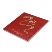 Slang Chinese Zodiac Horoscoop sterrenbeeld Tegeltje (Zijkant)