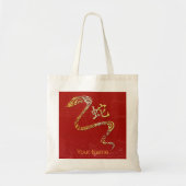 Slang Chinese Zodiac Horoscoop sterrenbeeld Tote Bag (Voorkant)